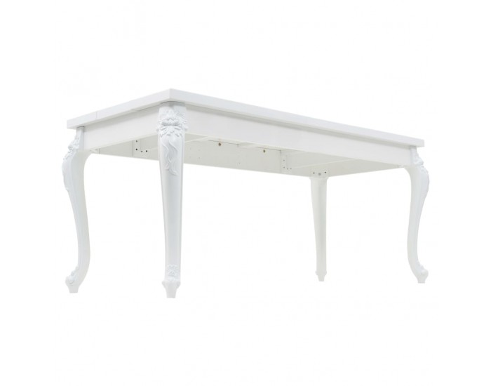 Sonata H Трапезна маса, 179x89x81 см, висок гланц, бяла