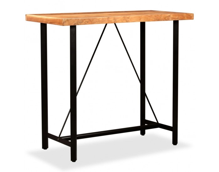 Sonata H Бар маса, акациево дърво масив, 120x60x107 см