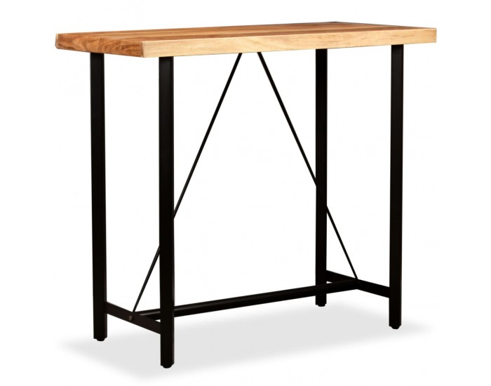 Sonata H Бар маса, акациево дърво масив, 120x60x107 см