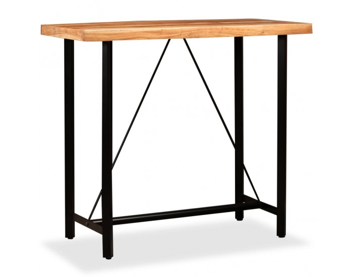 Sonata H Бар маса, акациево дърво масив, 120x60x107 см