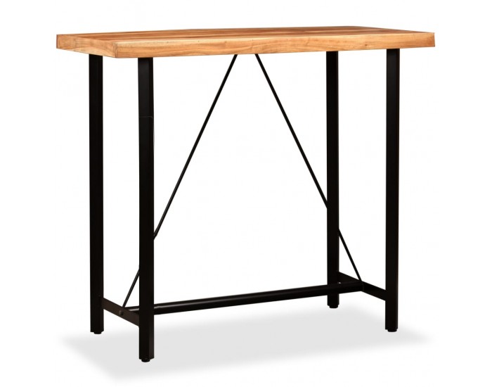 Sonata H Бар маса, акациево дърво масив, 120x60x107 см