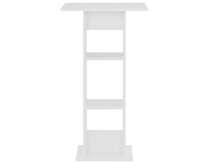 Sonata H Бар маса, бяла, 60x60x110 см
