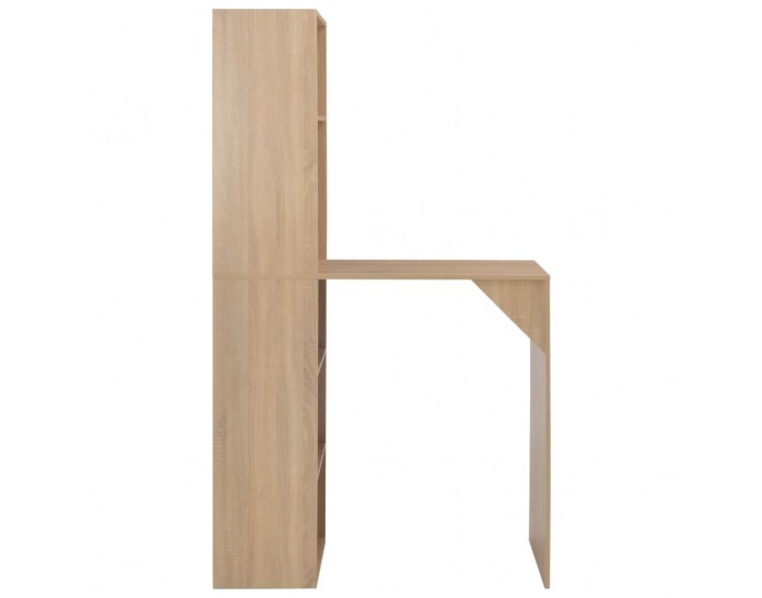 Sonata H Бар маса с шкаф, дъб, 115x59x200 см