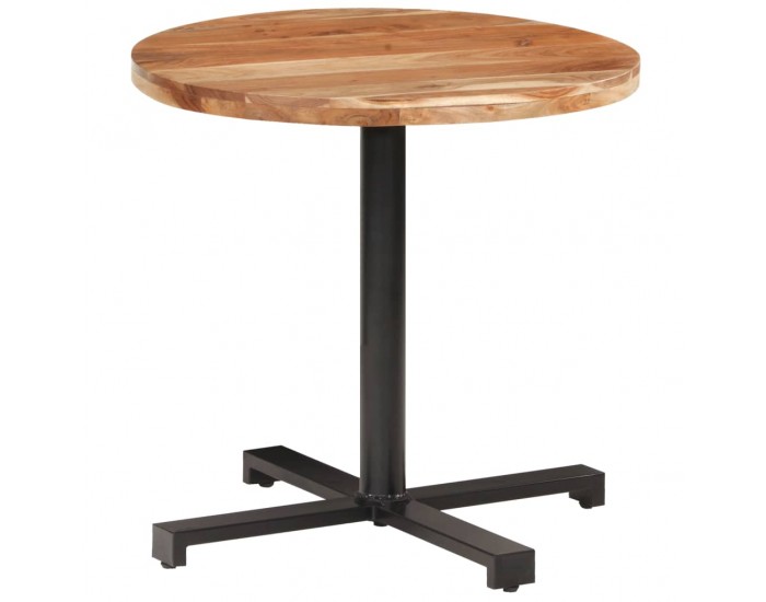 Sonata H Бистро маса, кръгла, Ø80x75 cм, акациево дърво масив