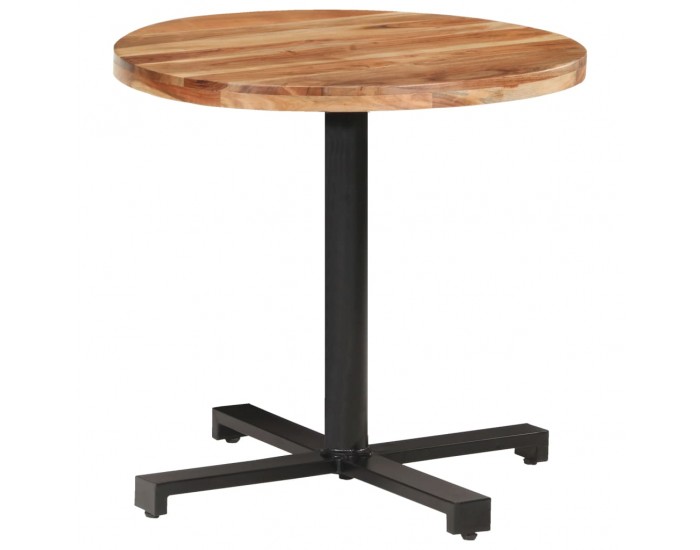 Sonata H Бистро маса, кръгла, Ø80x75 cм, акациево дърво масив