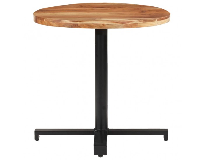 Sonata H Бистро маса, кръгла, Ø80x75 cм, акациево дърво масив
