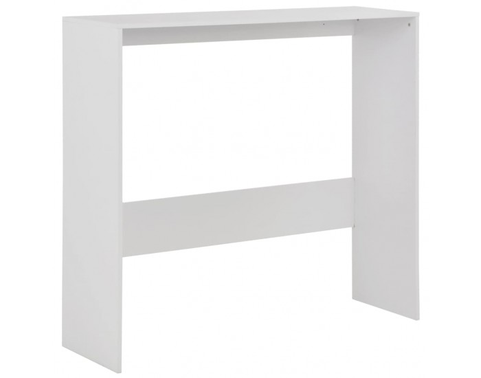 Sonata H Бар маса с 2 плота, бяла, 130x40x120 см