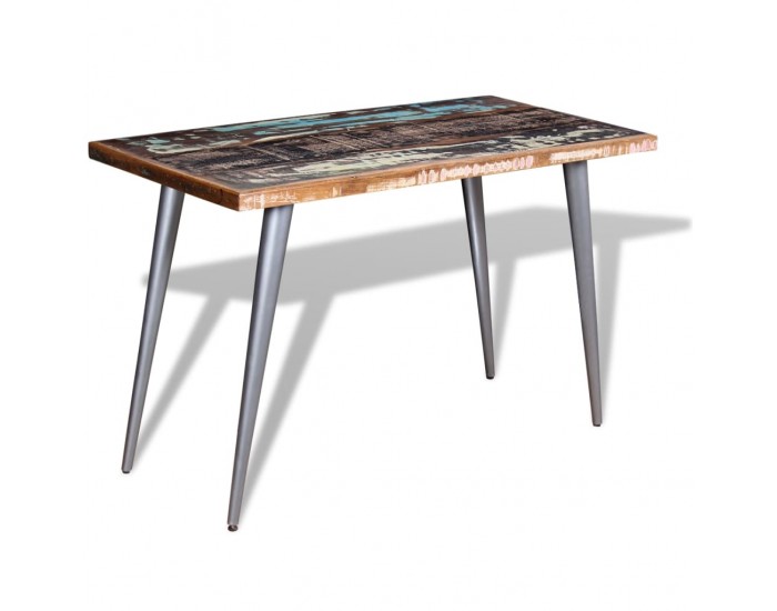 Sonata H Трапезна маса, регенерирано дърво масив, 120x60x76 cм