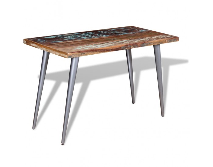 Sonata H Трапезна маса, регенерирано дърво масив, 120x60x76 cм