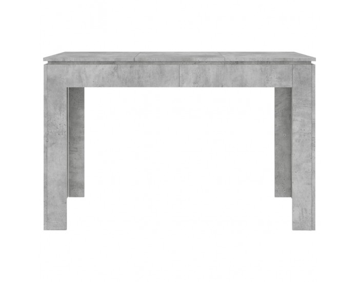 Sonata H Трапезна маса, бетонно сиво, 120x60x76 см, инженерно дърво