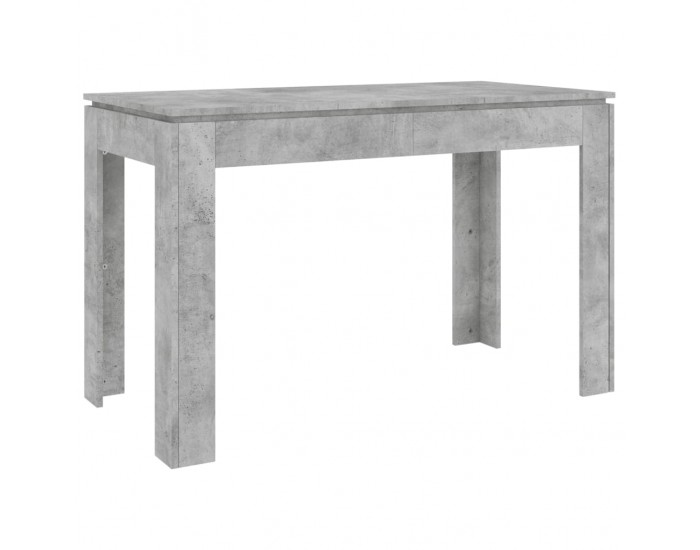 Sonata H Трапезна маса, бетонно сиво, 120x60x76 см, инженерно дърво