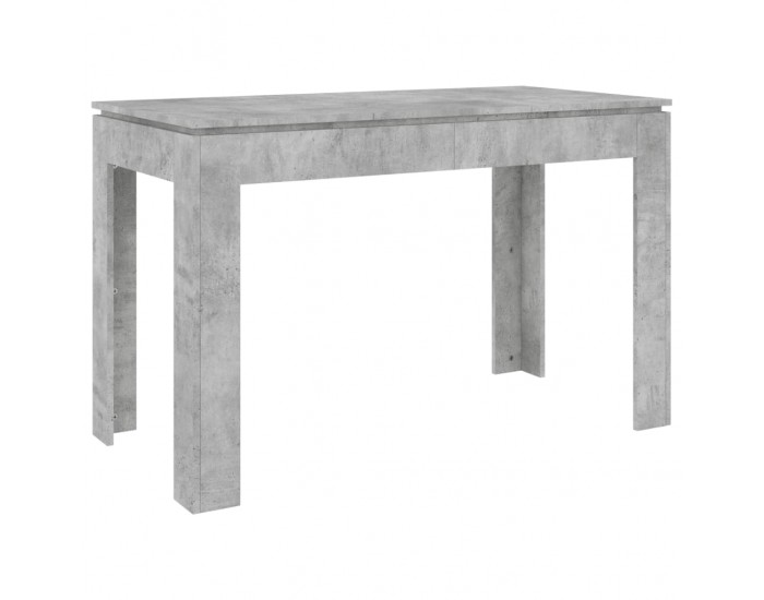 Sonata H Трапезна маса, бетонно сиво, 120x60x76 см, инженерно дърво