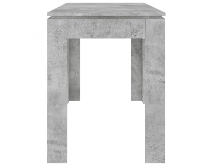 Sonata H Трапезна маса, бетонно сиво, 120x60x76 см, инженерно дърво