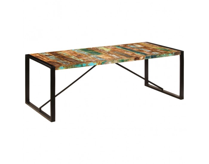 Sonata H Трапезна маса, 220х100х75 см, регенерирано дърво масив