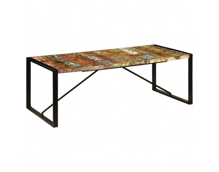 Sonata H Трапезна маса, 220х100х75 см, регенерирано дърво масив