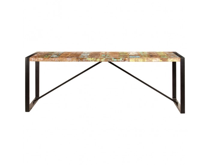 Sonata H Трапезна маса, 220х100х75 см, регенерирано дърво масив