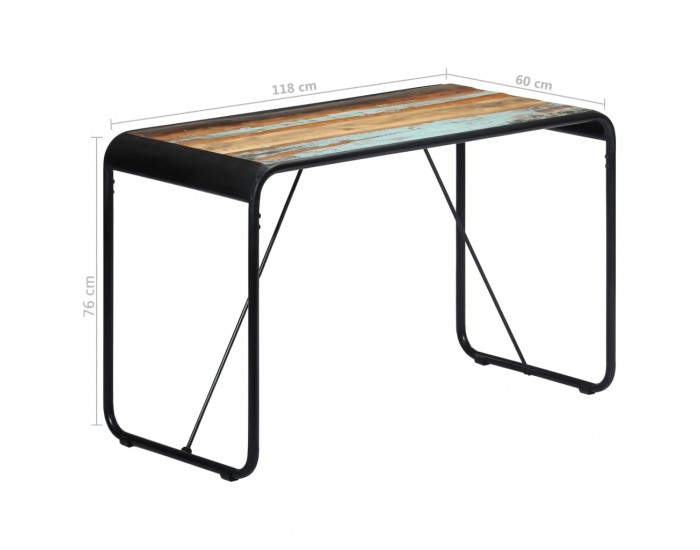 Sonata H Трапезна маса, 118x60x76 cм, регенерирано дърво масив