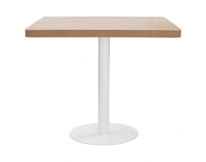 Sonata H Бистро маса, светлокафява, 80x80 см, МДФ