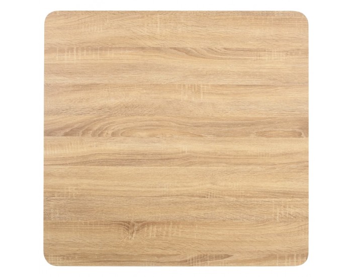 Sonata H Бистро маса, светлокафява, 80x80 см, МДФ