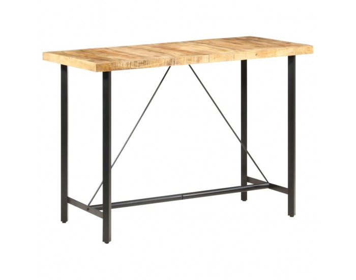 Sonata H Бар маса, 150x70x107 cм, груба мангова дървесина