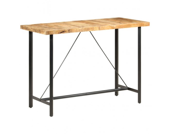 Sonata H Бар маса, 150x70x107 cм, груба мангова дървесина