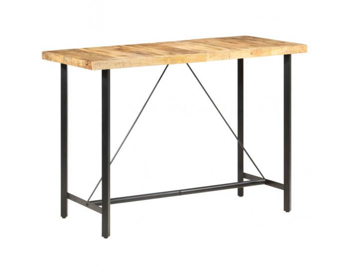 Sonata H Бар маса, 150x70x107 cм, груба мангова дървесина