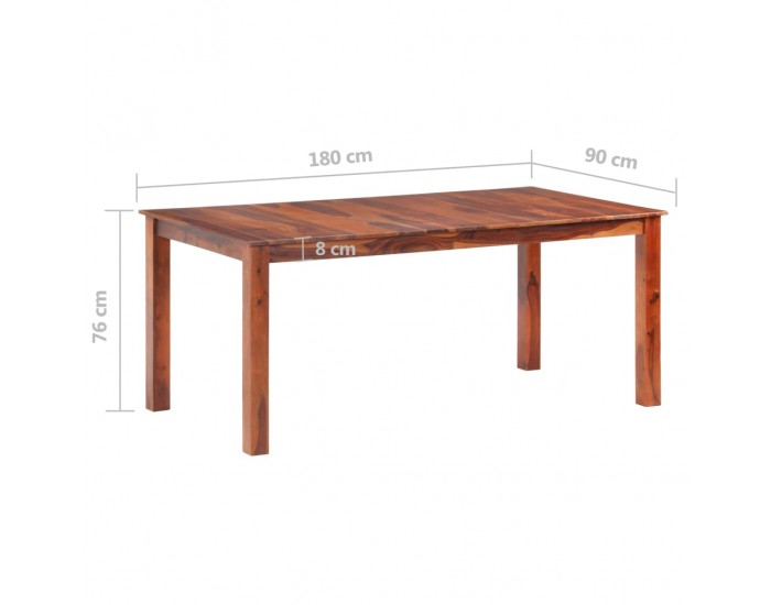 Sonata H Трапезна маса 180x90x76 см масивно дърво