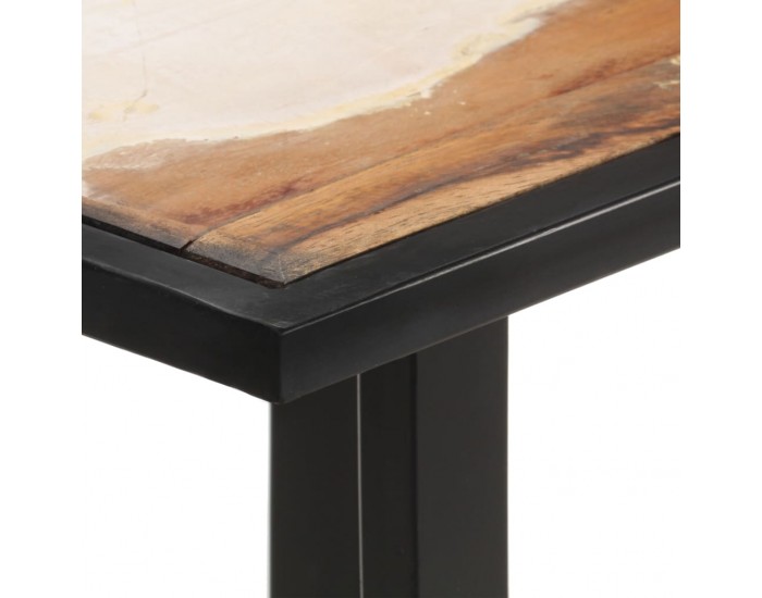 Sonata H Трапезна маса, 140 cм, регенерирано дърво масив