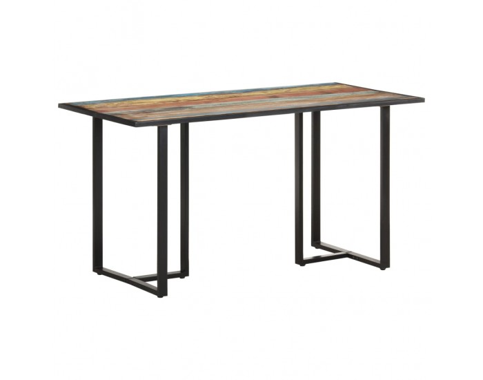 Sonata H Трапезна маса, 140 cм, регенерирано дърво масив