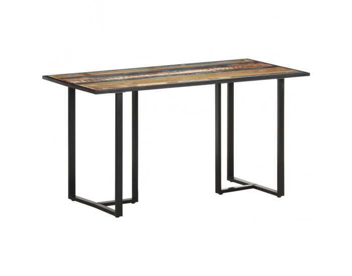 Sonata H Трапезна маса, 140 cм, регенерирано дърво масив