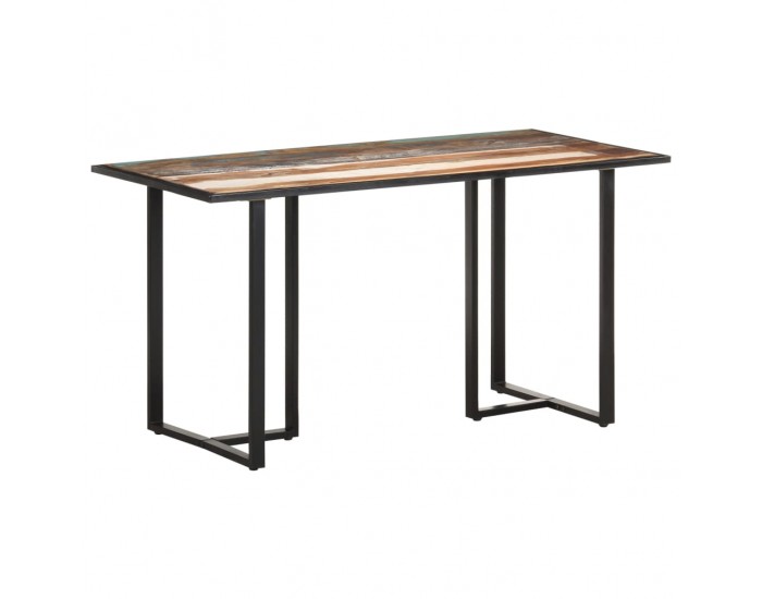 Sonata H Трапезна маса, 140 cм, регенерирано дърво масив