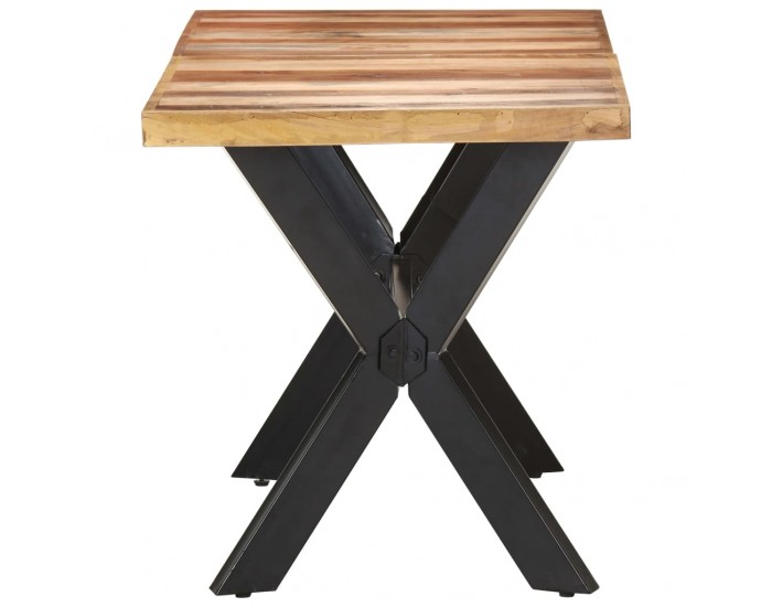 Sonata H Трапезна маса, 140x70x75 см, масивно дърво с меден финиш