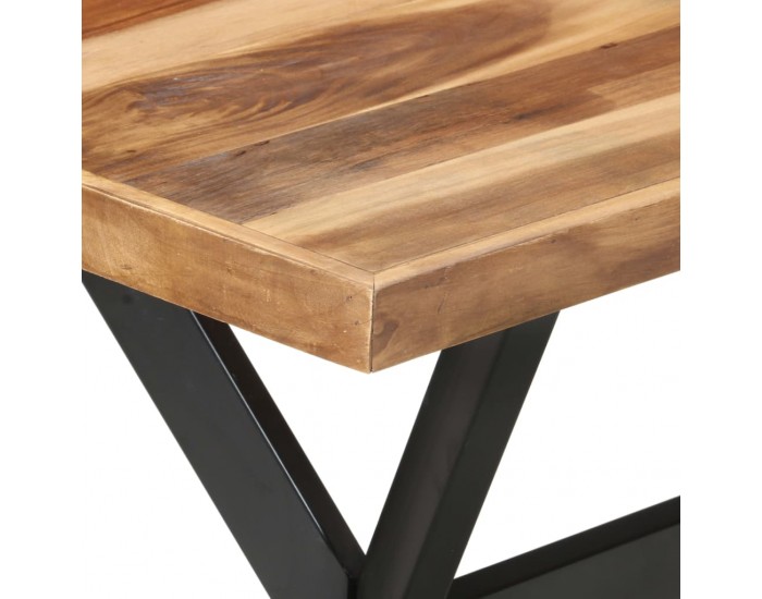 Sonata H Трапезна маса, 140x70x75 см, масивно дърво с меден финиш