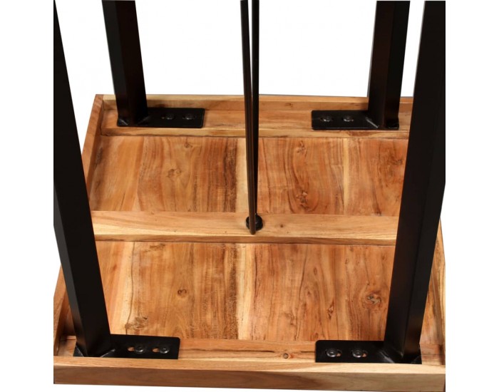 Sonata H Бар маса, акациево дърво масив, 60x60x107 см