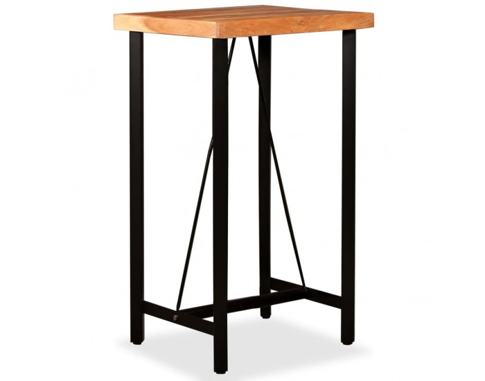 Sonata H Бар маса, акациево дърво масив, 60x60x107 см