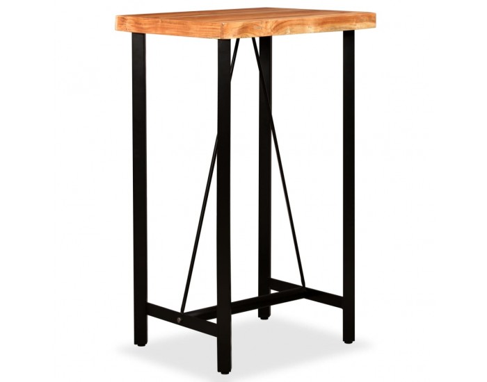 Sonata H Бар маса, акациево дърво масив, 60x60x107 см