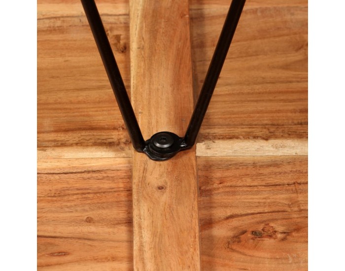 Sonata H Бар маса, акациево дърво масив, 60x60x107 см