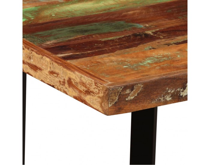 Sonata H Бар маса, регенерирано дърво масив, 120x60x107 см
