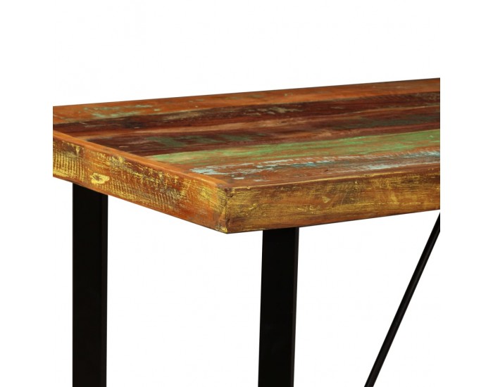 Sonata H Бар маса, регенерирано дърво масив, 120x60x107 см