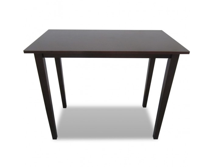 Sonata H Дървена бар маса, кафява