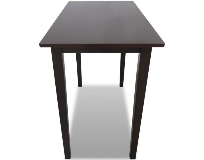 Sonata H Дървена бар маса, кафява