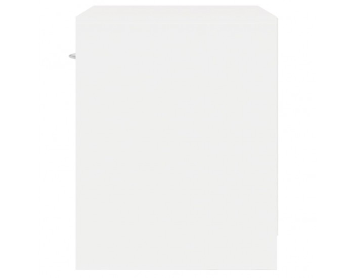 Sonata H Нощни шкафче с чекмедже, 2 бр, бяло