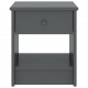 Sonata H Нощно шкафче, тъмносиво, 35x30x40 см, бор масив