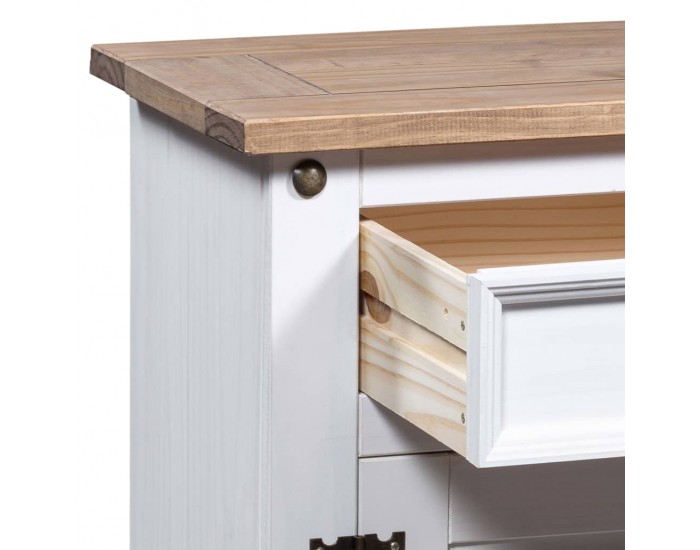 Sonata H Нощно шкафче, мексикански бор, стил Корона, 53x39x66 cм