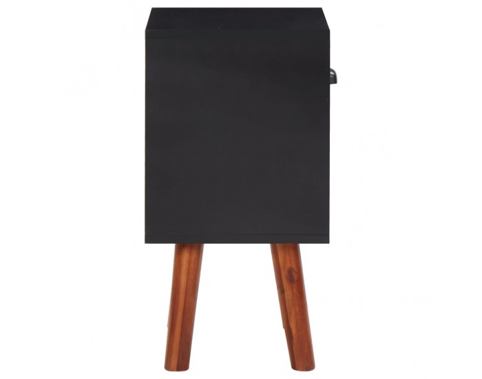 Sonata H Нощно шкафче, акациево дърво масив, 40x30x57 см