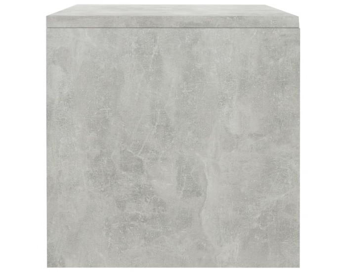 Sonata H Нощно шкафче, бетонно сиво, 40x30x30 см, инженерно дърво