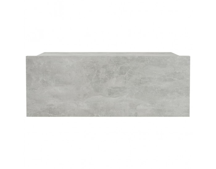 Sonata H Нощно шкафче за стена, бетонно сиво, 40x30x15см инженерно дърво
