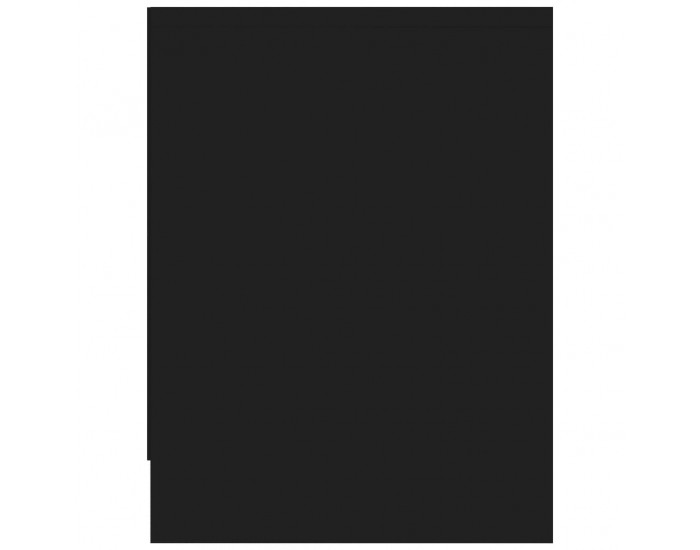 Sonata H Нощно шкафче, черно, 40x30x40 см, инженерно дърво