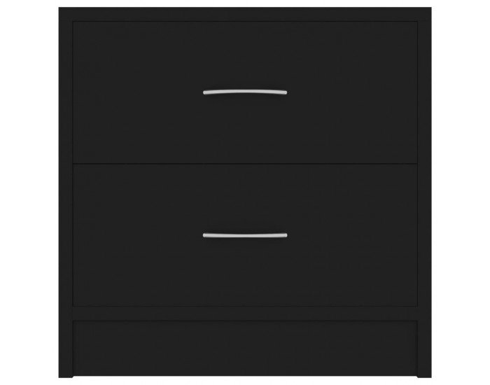 Sonata H Нощно шкафче, черно, 40x30x40 см, инженерно дърво