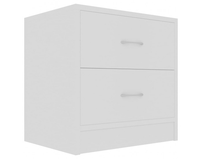 Sonata H Нощно шкафче, бяло, 40x30x40 см, инженерно дърво